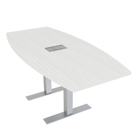 Skutchi Designs 33.5 in W, 71.5 in L, 29 in H, Engineered Wood Top, White HAR-BOT-34x70-T-ELEC-WHCYPRESS